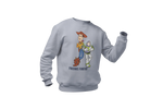 Gray Regular Fit Sweatshirt - Woody And Buzz Friends Forever Men Regular Fit Sweatshirt 320 Design | Men Fashion