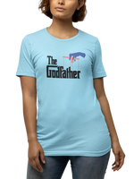 The Godfather Women Regular Fit Tshirt 180 Sky Blue Regular Fit Tshirt - Premium Cotton Women Wear