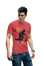 0 12 Msd Stumping Men Regular Fit Tshirt 180 Red Regular Fit Tshirt - Premium Cotton Men Wear