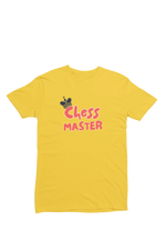 Chess Master Women Regular Fit Tshirt 180 Yellow Regular Fit Tshirt - Premium Cotton Women Wear