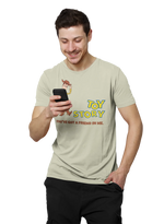 Toy Story Woody Men Oversized 210 Sage Green Oversized - Premium Cotton Men Wear