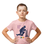0 12 Msd Stumping Kids Regular Fit Tshirt 180 Baby Pink Regular Fit Tshirt - Premium Cotton Kids Wear
