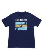 Women Oversized - Rock N Roll With Music Women Oversized 210 Navy Blue | Fullmoon Styles