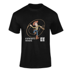 Men Oversized - Woody Cowboy Mode On Men Oversized 180 Black | Fullmoon Styles