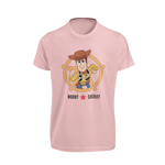 Women Oversized - Toy Story Woody Sheriff Women Oversized 240 Baby Pink | Fullmoon Styles