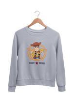 Premium Gray Regular Fit Sweatshirt for Women - 320 GSM Cotton | Fullmoon Styles