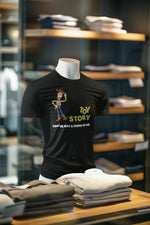 Black Oversized - Toy Story Woody Men Oversized 180 Design | Men Fashion