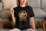 Toy Story Woody Sheriff Women Oversized 240 Black Oversized - Premium Cotton Women Wear