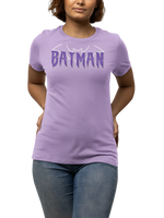Women Regular Fit Tshirt - Batman Women Regular Fit Tshirt 180 Lavender | Fullmoon Styles