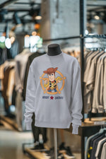 Gray Regular Fit Sweatshirt - Toy Story Woody Sheriff Women Regular Fit Sweatshirt 320 Design | Women Fashion