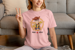 Toy Story Woody Sheriff Women Oversized 240 Baby Pink Oversized - Premium Cotton Women Wear