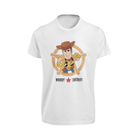 Women Oversized - Toy Story Woody Sheriff Women Oversized 240 White | Fullmoon Styles