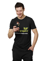 Toy Story Woody Men Oversized 210 Black Oversized - Premium Cotton Men Wear