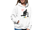 Comfortable Women Regular Fit Hoodie in White - 320 GSM | Fullmoon Styles
