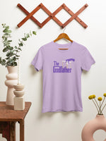 Premium Lavender Regular Fit Tshirt for Women - 180 GSM Cotton | Fullmoon Styles