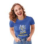 Chess Club Women Regular Fit Tshirt 180 Royal Blue Regular Fit Tshirt - Premium Cotton Women Wear