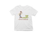 Toy Story Woody Kids Regular Fit Tshirt 180 White Regular Fit Tshirt - Premium Cotton Kids Wear