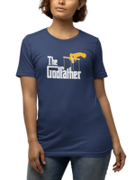 The Godfather Women Regular Fit Tshirt 180 Navy Blue Regular Fit Tshirt - Premium Cotton Women Wear