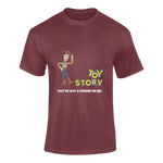 Men Regular Fit Tshirt - Toy Story Woody Men Regular Fit Tshirt 180 Maroon | Fullmoon Styles