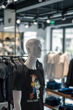 Black Oversized - Woody And Buzz Friends Forever Men Oversized 240 Design | Men Fashion