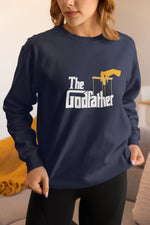 The Godfather Women Regular Fit Sweatshirt 320 Navy Blue Regular Fit Sweatshirt - Premium Cotton Women Wear