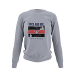 Women Regular Fit Sweatshirt - Rock N Roll With Music Women Regular Fit Sweatshirt 320 Gray | Fullmoon Styles