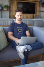 Chess Plan Wisely Men Regular Fit Tshirt 180 Navy Blue Regular Fit Tshirt - Premium Cotton Men Wear