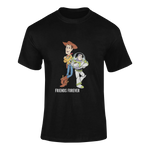 Women Oversized - Woody And Buzz Friends Forever Women Oversized 240 Black | Fullmoon Styles