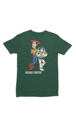 Premium Bottle Green Regular Fit Tshirt for Women - 180 GSM Cotton | Fullmoon Styles