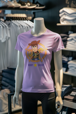 Lavender Regular Fit Tshirt - Toy Story Woody Sheriff Women Regular Fit Tshirt 180 Design | Women Fashion