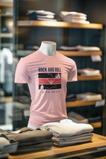 Baby Pink Oversized - Rock N Roll With Music Men Oversized 240 Design | Men Fashion