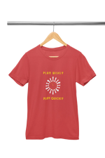 Women Regular Fit Tshirt - Chess Plan Wisely Women Regular Fit Tshirt 180 Red | Fullmoon Styles