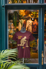 Maroon Regular Fit Tshirt - 0 12 Msd Stumping Women Regular Fit Tshirt 180 Design | Women Fashion