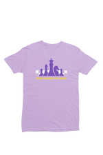 Premium Lavender Regular Fit Tshirt for Women - 180 GSM Cotton | Fullmoon Styles