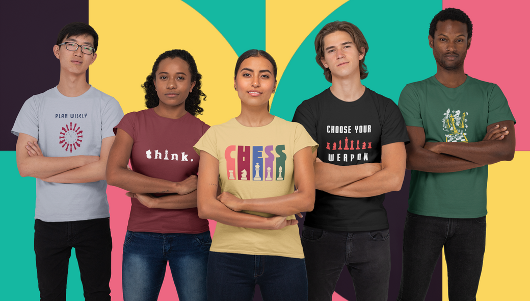 Best Chess T-Shirts for Chess Lovers in India | Fullmoon Styles