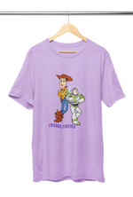 Women Oversized - Woody And Buzz Friends Forever Women Oversized 210 Lavender | Fullmoon Styles
