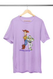 Women Oversized - Woody And Buzz Friends Forever Women Oversized 210 Lavender | Fullmoon Styles