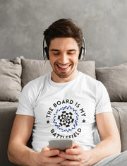 Battlefield Men Regular Fit Tshirt 180 White Regular Fit Tshirt - Premium Cotton Men Wear