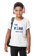 White Regular Fit Tshirt - King Never Falls Kids Regular Fit Tshirt 180 Design | Kids Fashion