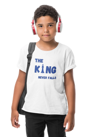 White Regular Fit Tshirt - King Never Falls Kids Regular Fit Tshirt 180 Design | Kids Fashion