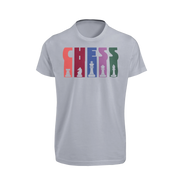 Women Regular Fit Tshirt - Chess Women Regular Fit Tshirt 180 Gray | Fullmoon Styles