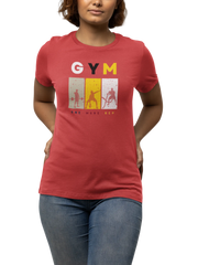 Comfortable Women Regular Fit Tshirt in Red - 180 GSM | Fullmoon Styles