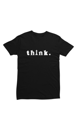 Men Regular Fit Tshirt - Chess Think Men Regular Fit Tshirt 180 Black | Fullmoon Styles