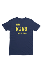 King Never Falls Women Regular Fit Tshirt 180 Navy Blue Regular Fit Tshirt - Premium Cotton Women Wear