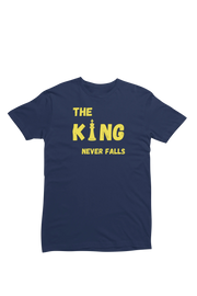 King Never Falls Women Regular Fit Tshirt 180 Navy Blue Regular Fit Tshirt - Premium Cotton Women Wear