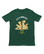 Comfortable Men Regular Fit Tshirt in Bottle Green - 180 GSM | Fullmoon Styles