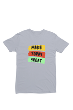 Premium Gray Regular Fit Tshirt for Men - 180 GSM Cotton | Fullmoon Styles