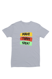 Premium Gray Regular Fit Tshirt for Men - 180 GSM Cotton | Fullmoon Styles