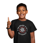 Comfortable Kids Regular Fit Tshirt in Black - 180 GSM | Fullmoon Styles