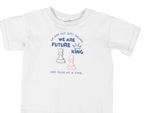 Comfortable Kids Regular Fit Tshirt in White - 180 GSM | Fullmoon Styles